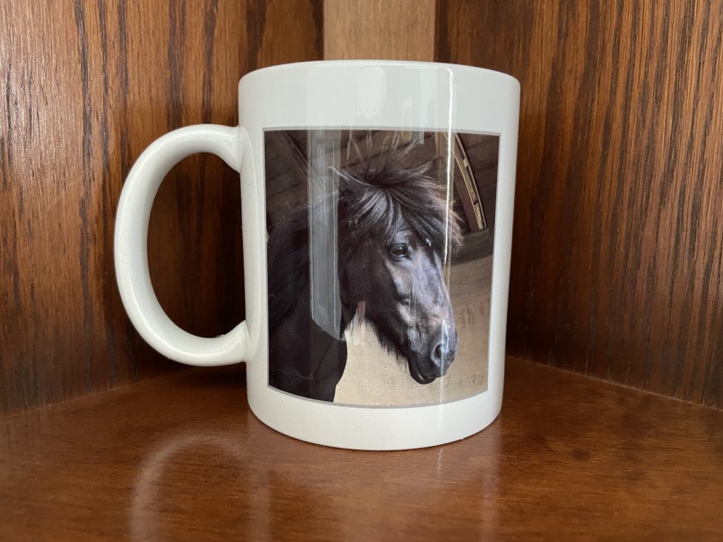 Little Viking Horse - Noble Head Mug (incl. p&p UK only)